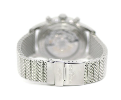 Breitling Transocean Chronograph Edelstahl Uhr - Bild 2 von 6