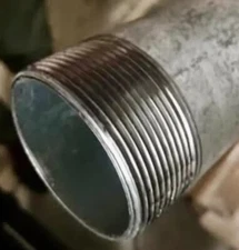 Phoenix Forge Group Galvanized Steel Conduit Nipple 2" x 12"