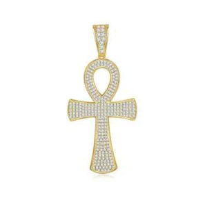 Authentic Hip Hop Iced Out Pendant - S925 Silver, VVS Moissanite Long Lasting Plating