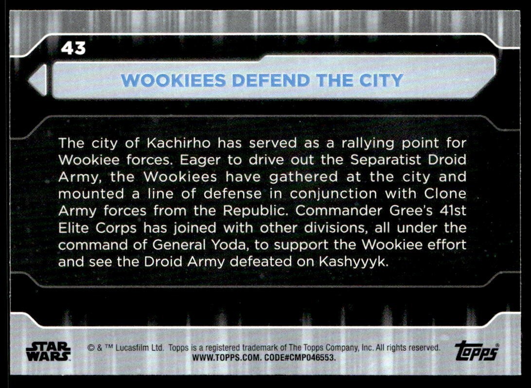2021 Star Wars Battle Plans Wookiees Defend The City #43