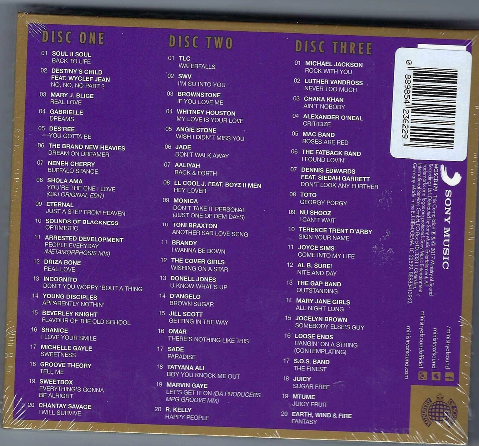 Throwback Grooves / 3 CDs / Digipak / Ministry Of Sound / NEU & OVP - Bild 2 von 2