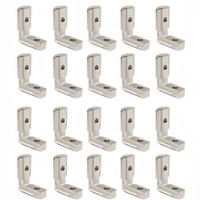 20pcs 4040 Right Angle L Joint Bracket Connector For 4040 Aluminum Extrusion