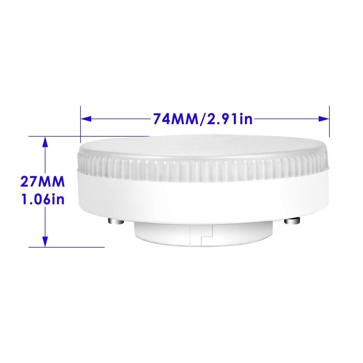 Litevance GX53 LED Light Bulb 7W Daylight White 6000K Replacement