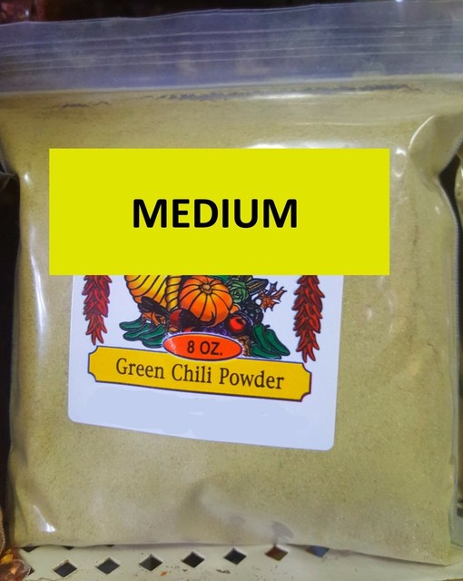 Medium Green Chili Powder 2 Lbs Authentic New Mexico Hatch Chile Verde