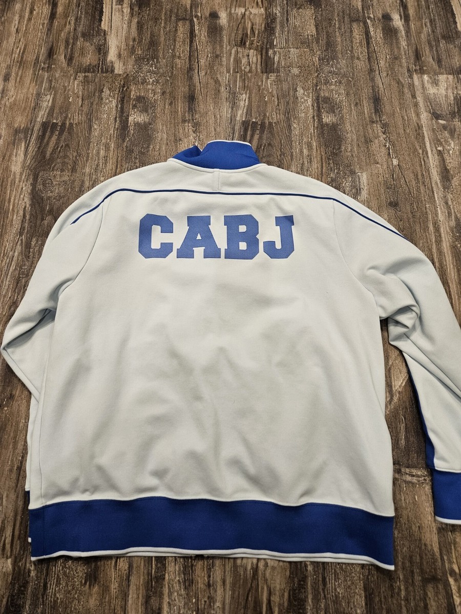 VINTAGE Nike Boca Juniors CABJ Track Jacket Size XXL Powder