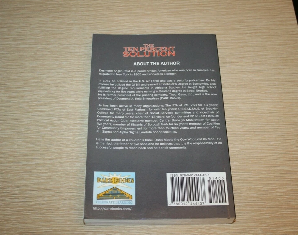 The Ten Percent Solution The Emancipation and Development by Desmond Reid SIGNED - Image 2 of 4