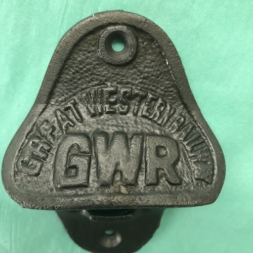 GWR Eisenbahn Flaschenöffner Wandmontage Vintage Antik Eisen Retro Guss - Bild 2 von 4