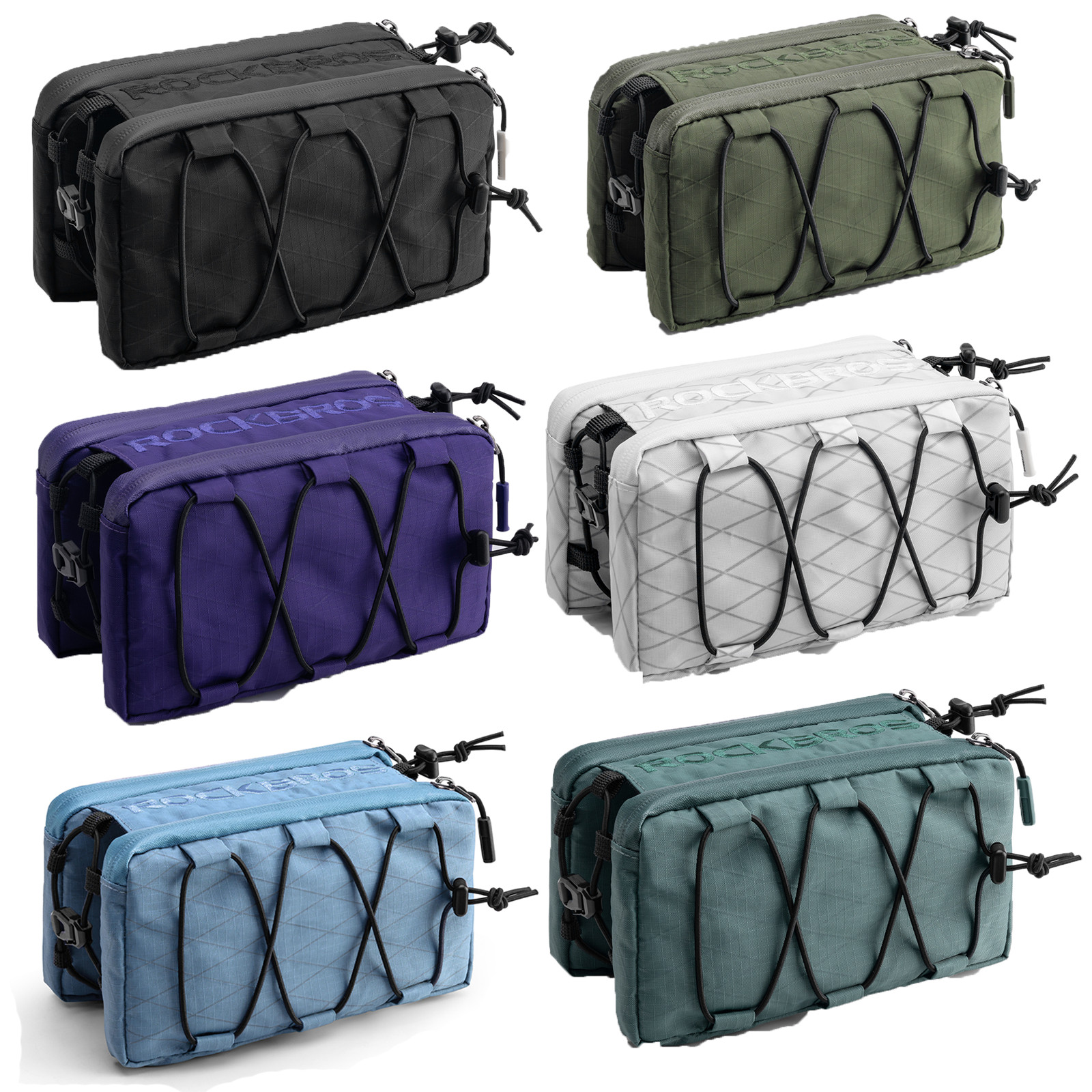 Borsa bicicletta Rockbros borsa tubo superiore 1L borsa telaio bici da corsa MTB borsa DHL