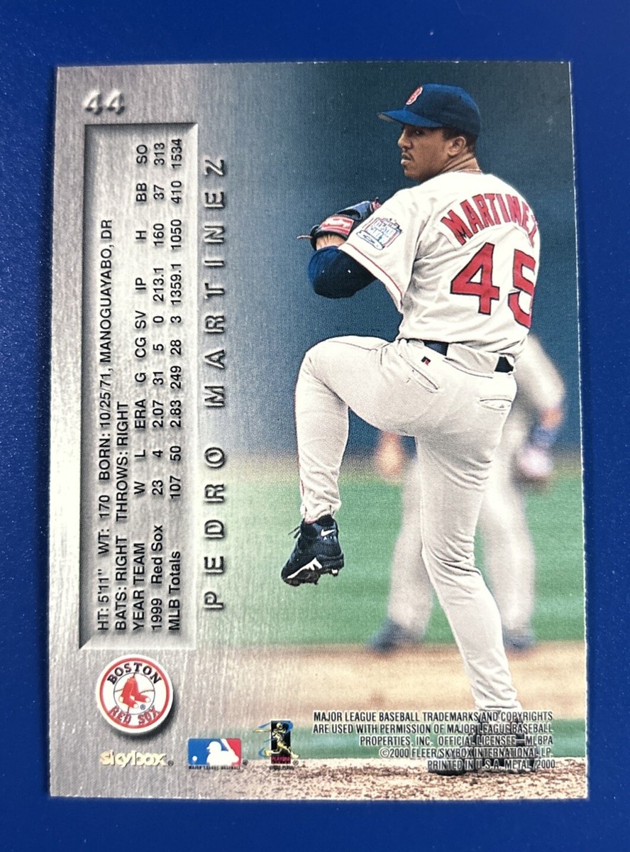 2000 Fleer Skybox Metal Pedro Martinez Boston Red Sox #44 | eBay