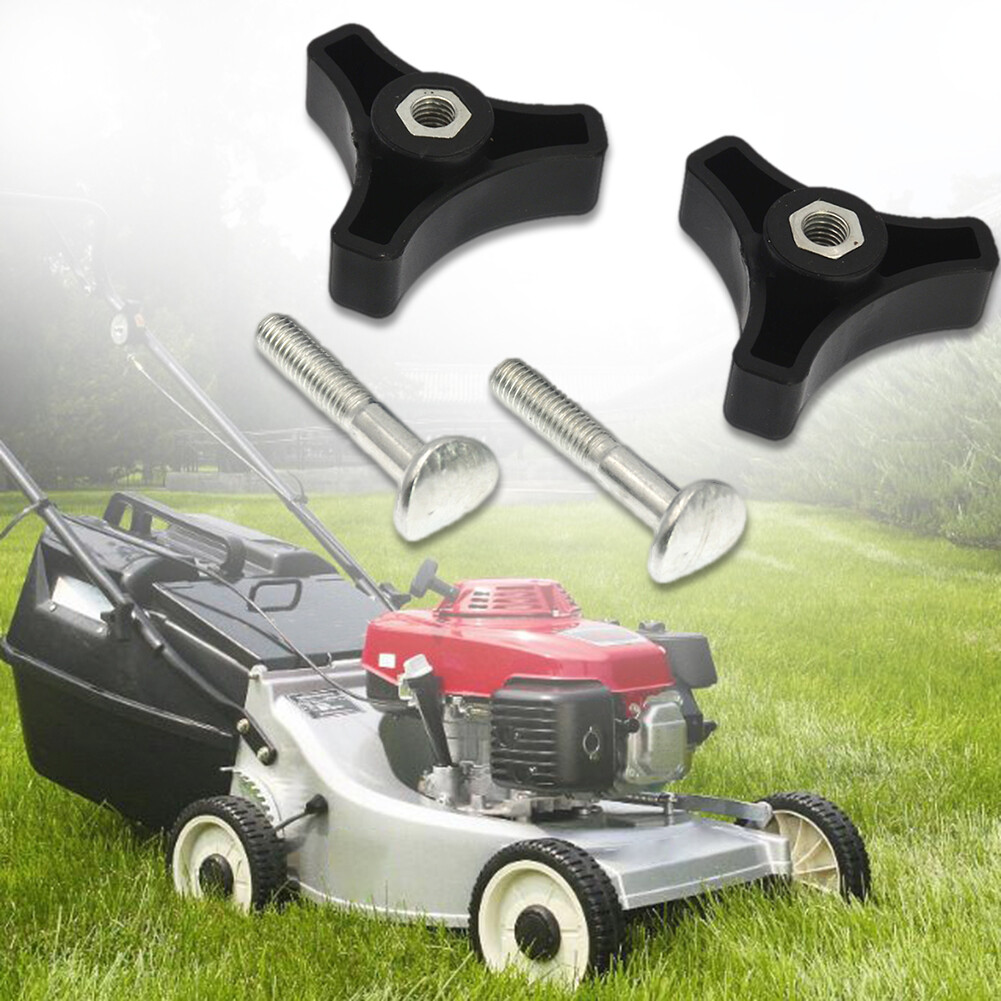 2pcs Triangle Handle Joint Grip Knob Nut Screw Bolt for Honda Lawn