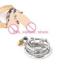 Stainless Steel Thorns Spike Chastity Cage Lock Ring Delay Male Chastity Device