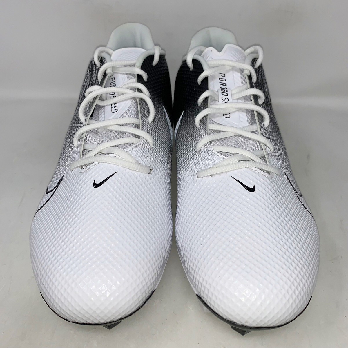 NIKE VPエッジスピード360’23BLK/WHT 11.5 Nike Vapor Edge Speed 360 White Black Football Cleats Mens
