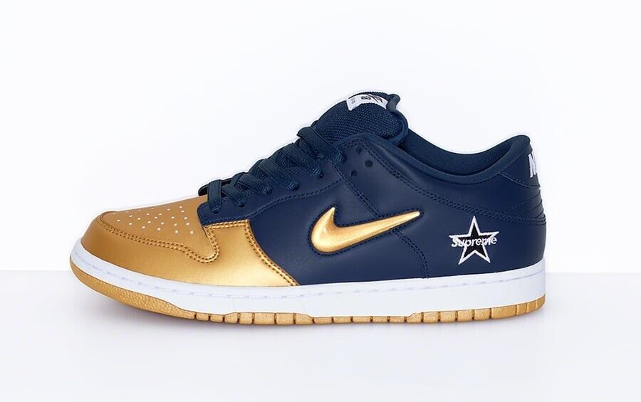 Nike SB Dunk Low Supreme Jewel Swoosh Gold ( CK3480-700) Size: 13 | eBay Nike SB Dunk Low Supreme Jewel Swoosh Gold ( CK3480-700) Size: 13 | eBay