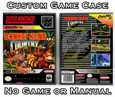 Donkey Kong Country - Super Nintendo SNES Custom Case *NO GAME*