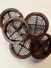 70mm  vent soffit circular 10-100 pk brown  roof ventilation air flow roof