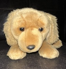Animal Alley Plush Golden Retriever 16 Inch Laying Down Realistic Toys-R-Us