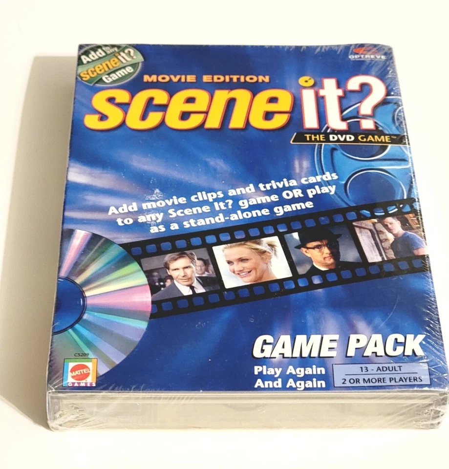 Movie Edition Scene It? DVD Game Pack Mattel 2005 New Sealed Trivia Expansion - Image 3 of 4
