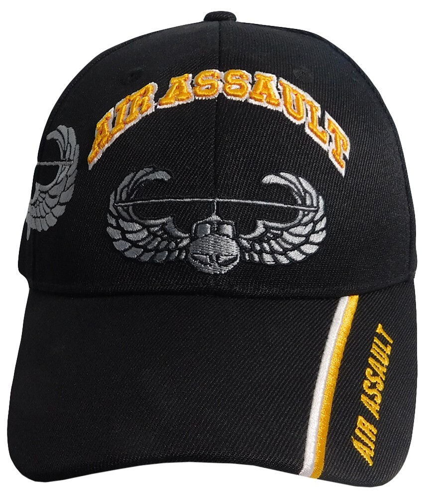 US Army 101st Airborne Division Ball Cap ABN Air Assault BLACK Hat