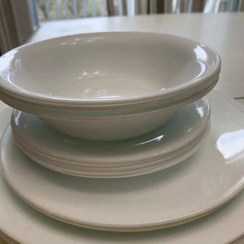 Lot of 15 Corelle Winter White Dish Set Plates & Bowls