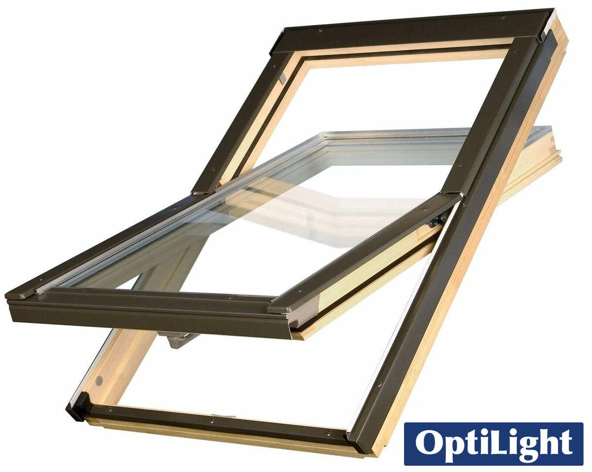 Kit intermitente pivote central ventana techo pino Optilight loft tragaluz techo