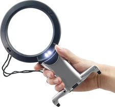 ARSUK Magnifying Glasses with Light, Hands-Free Neck Magnifier for Reading Sewin