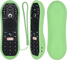 Tivo Stream 4K Remote Case - Silicone, Shockproof, Washable, Glow in Dark Green