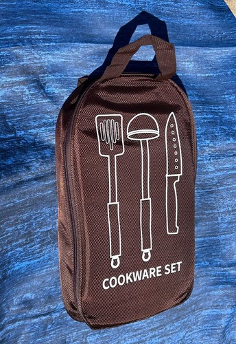 Camping Cooking Utensils Set Stainless Steel Grill Tools Camping BBQ Cookware - Picture 6 of 9