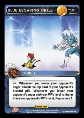DBZ Dragon Ball Z TCG Card Panini Movie Collection C18 Blue