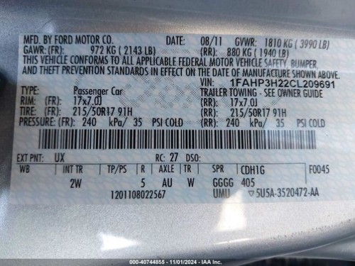 Temperature Control Automatic Temperature Control Fits 12 FOCUS 3365008 - Picture 13 of 16
