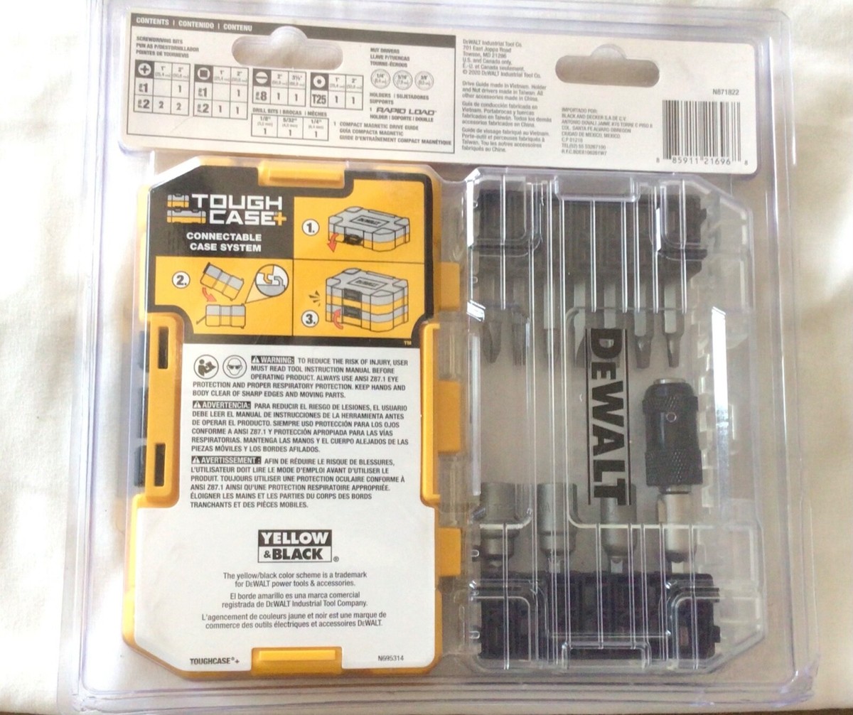 Puntas Para Taladro DEWALT Screwdriver Bit Set, Rapid Load, Tin