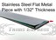 Chrome Flat Body Side Trim Molding For 2007-2014 Ford Edge & Lincoln MKX - Stainless Steel, Self-Adhesive