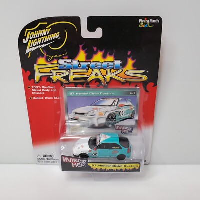Johnny Lightning Street Freaks Import Heat 97 Honda Civic Custom