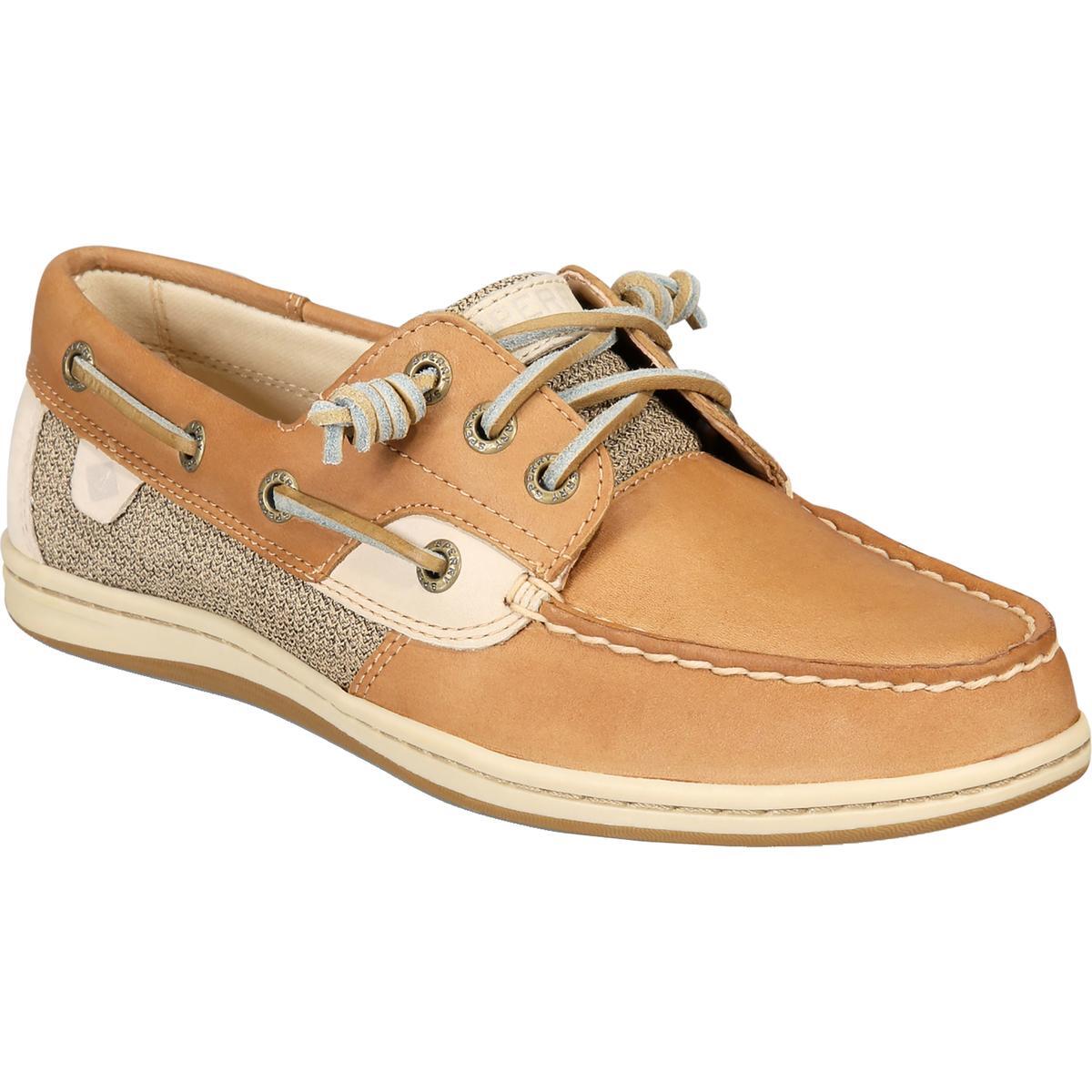 Женские лодочки Sperry Songfish из коричневой кожи на плоской подошве шириной 65 см C D W BHFO 6731 9490₽