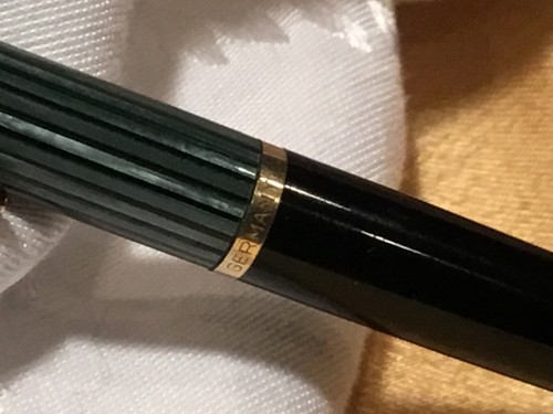 Pelikan #450 Mechanical Pencil ~ Green Striated Black~ Beautiful - Picture 11 of 11