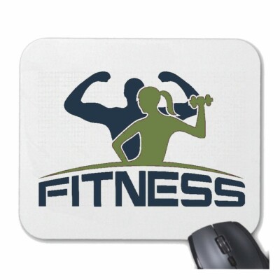 MOUSEPAD MAUSPAD FITNESS - FITNESSSTUDIO - KRAFTSPORT - GYMNASTIK - DIÄT