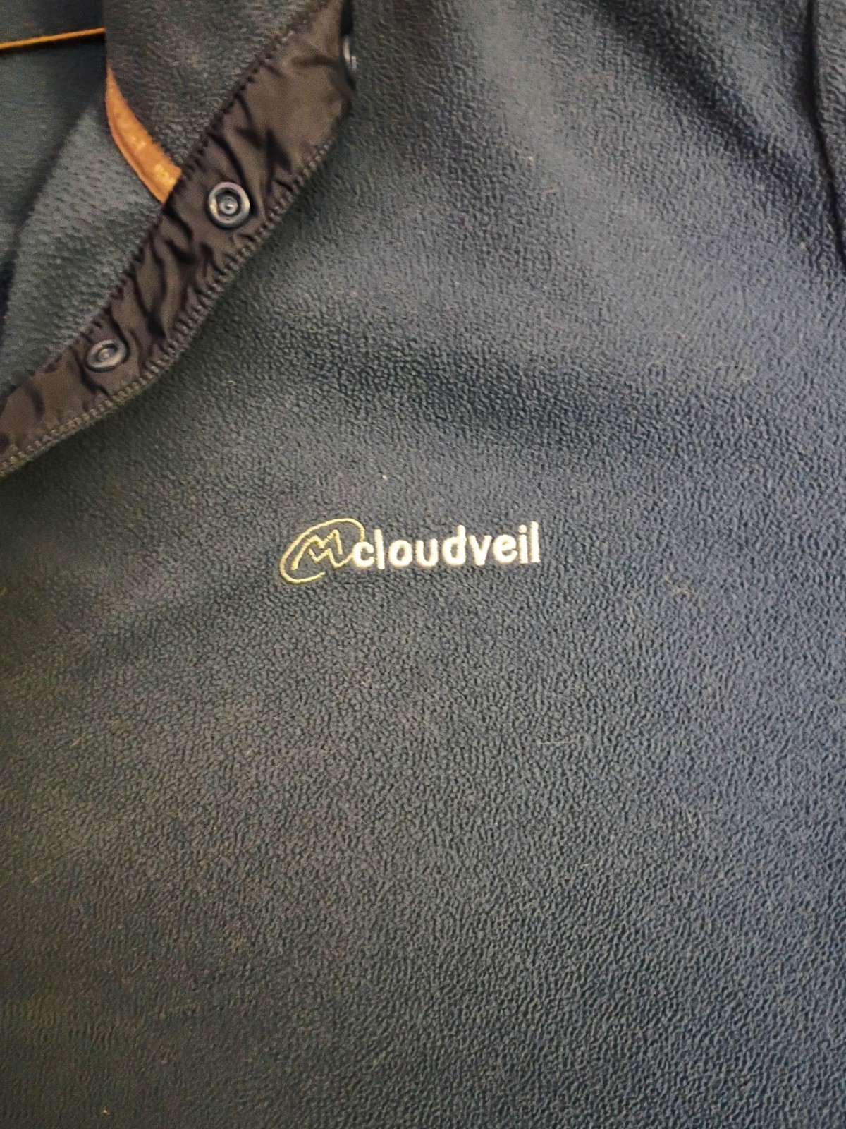 Cloudveil fleece snap-front ¼ pullover size XL, b… - image 3