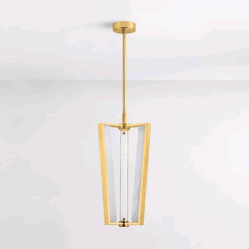 Подвеска в виде воздушного фонаря Hudson Valley Lighting Edgemere 4053-AGB состаренная латунь - Изображение 4 из 4