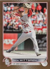 2022 Topps Update #US202 Nick Wittgren Gold #1427/2022