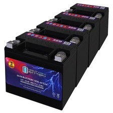 Mighty Max MM-AUX14 12V 14Ah 22RC 200 CCA Replaces BMW M6 Gran Coupe 17 - 4 Pack