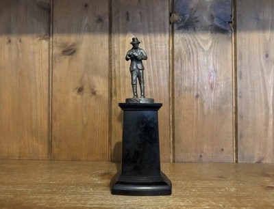 Vintage nicht gravierte Angeln Metall Trophäe, Angeln, Pokal, Pokale, Pokal
