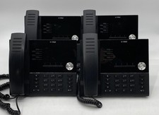 Lot of 4 Mitel 50006767 MiVoice 6920 IP Phones w/ Handsets  Stands