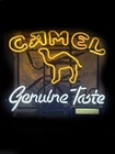 Vintage Joe Camel 1980's Genuine Taste Cigarettes Neon Lighted Bar Sign Working