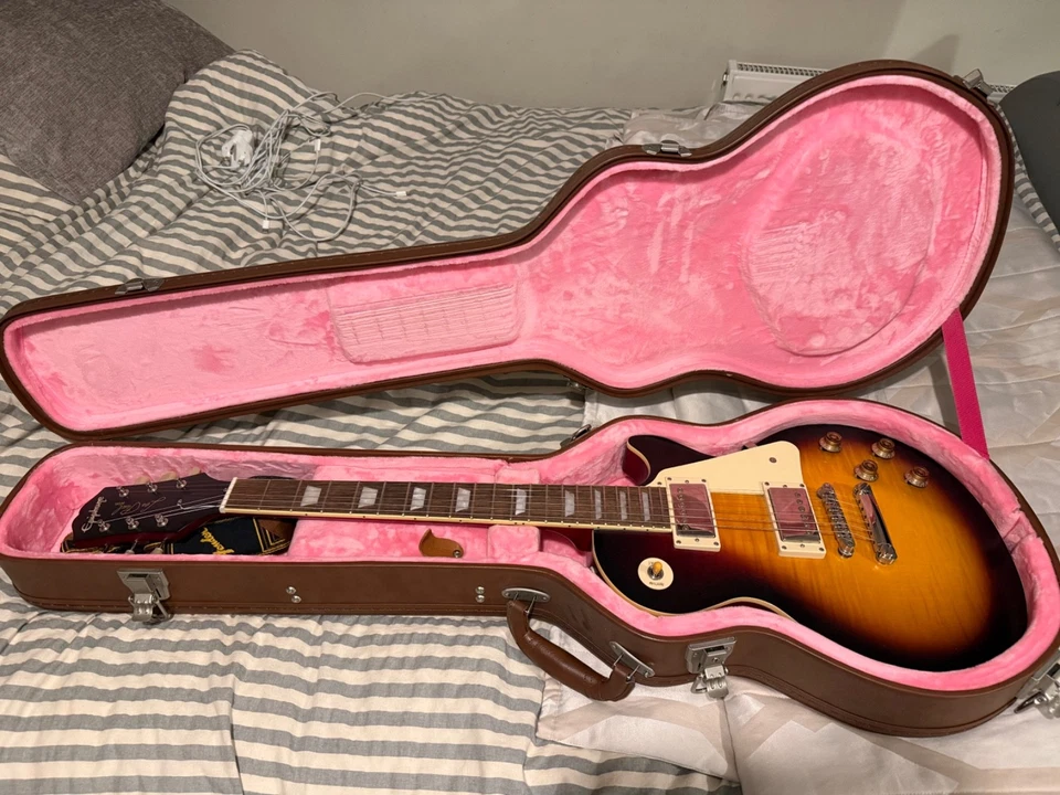 Epiphone Les Paul Standard 6-String Electric Guitar - Aged Dark Burst, photo 3 of 5