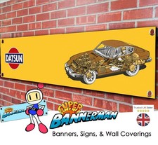 Datsun 280z Cutaway Style Banner for Garage, Workshop, Showroom, LARGE
