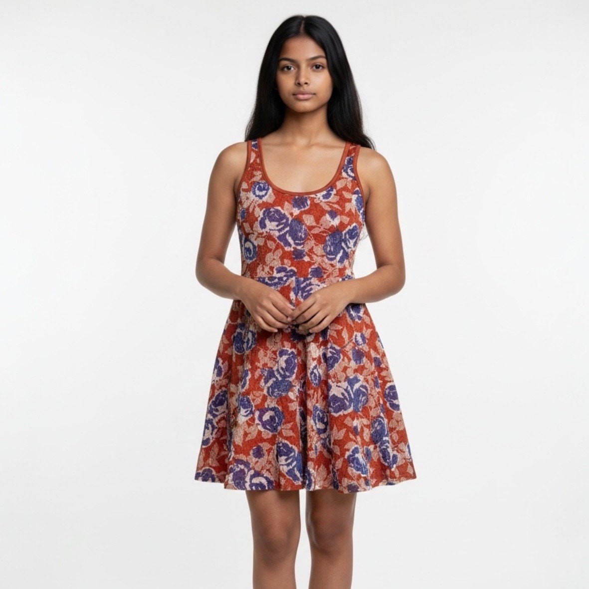 90s grunge dress Mehra Mini Dress in 90's Grunge Check main image 1