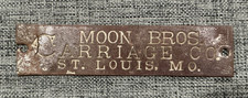 Three vintage name plates, St. Louis, MO, Mus...
