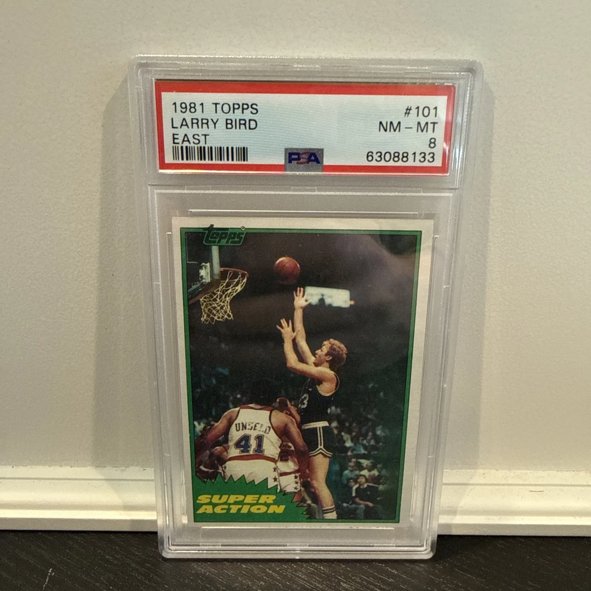 Topps Larry Bird 8 Graded Basketball Sports Trading Cards