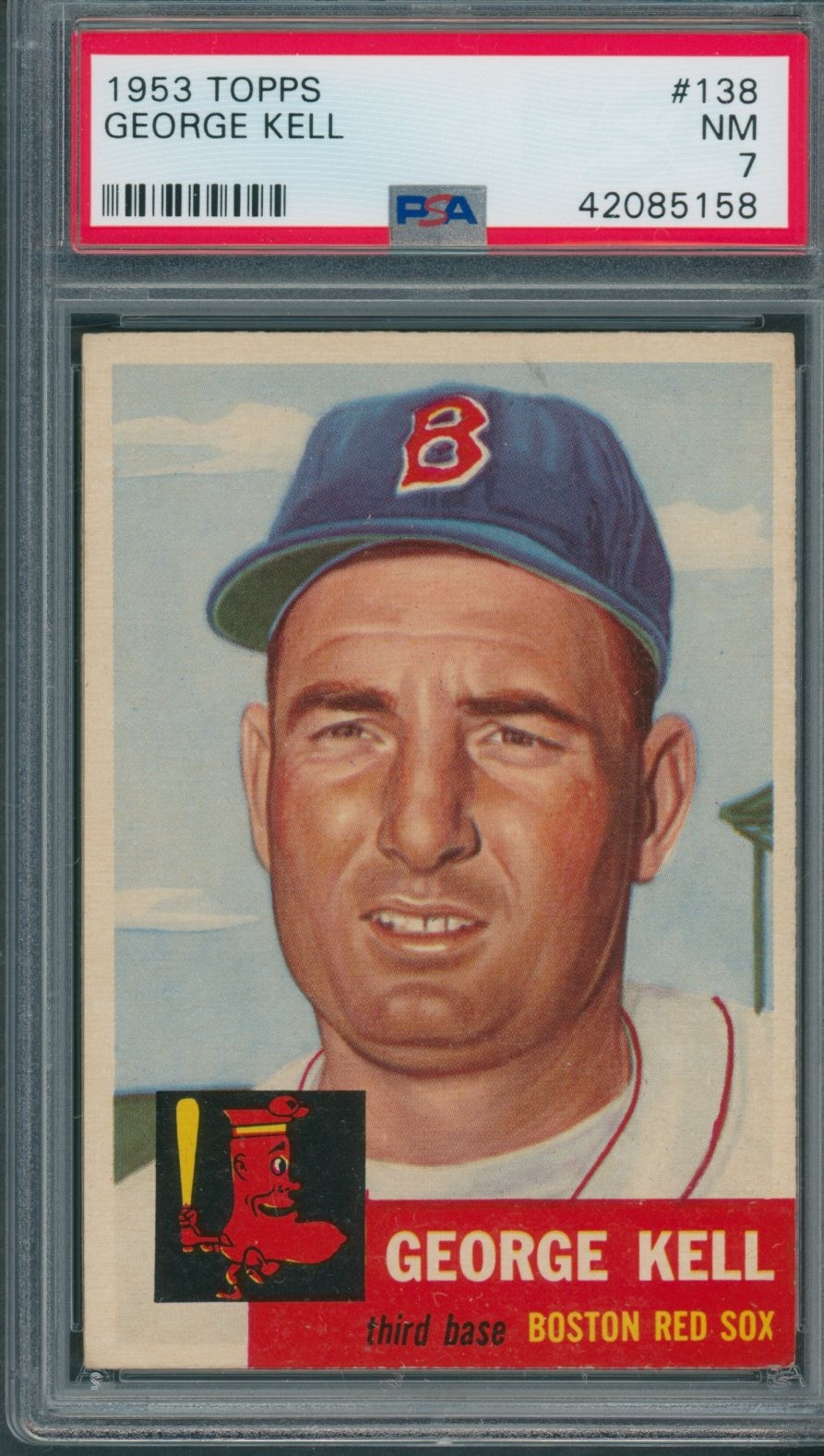 1953 Topps #138 George Kell PSA NM 7 *5158