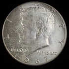 40% Silver 1967 Kennedy Half Dollar - F27O