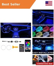 Interior Car Led Strip Lights Rgb 2 In 1 Usb Car Ambient Lighting Kit